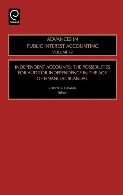 Book cover image for Independent Accounts ISBN: 9780762313822