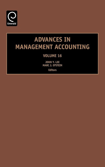 Book cover image for Advances in Management Accounting ISBN: 9780762313877