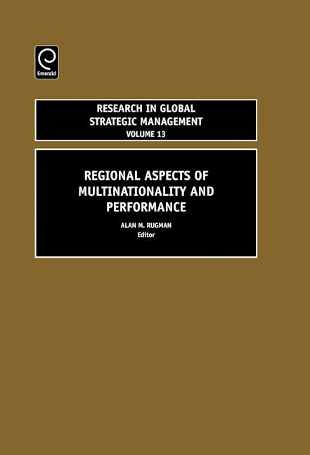 Book cover image for Regional Aspects of Multinationality and Performance ISBN: 9780762313952
