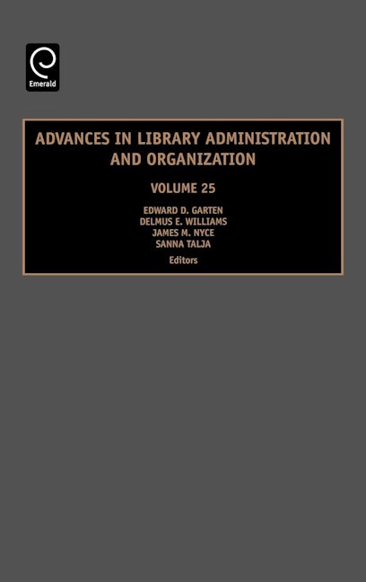 Book cover image for Advances in Library Administration and Organization ISBN: 9780762314119