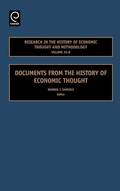 Documents from the History of Economic Thought