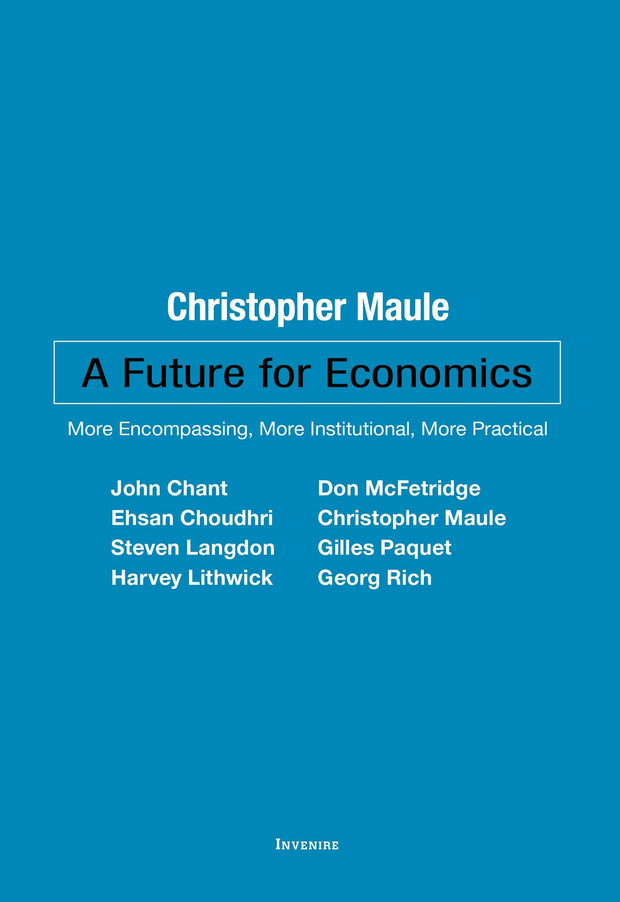 Cover image for A Future for Economics, isbn: 9780776638942