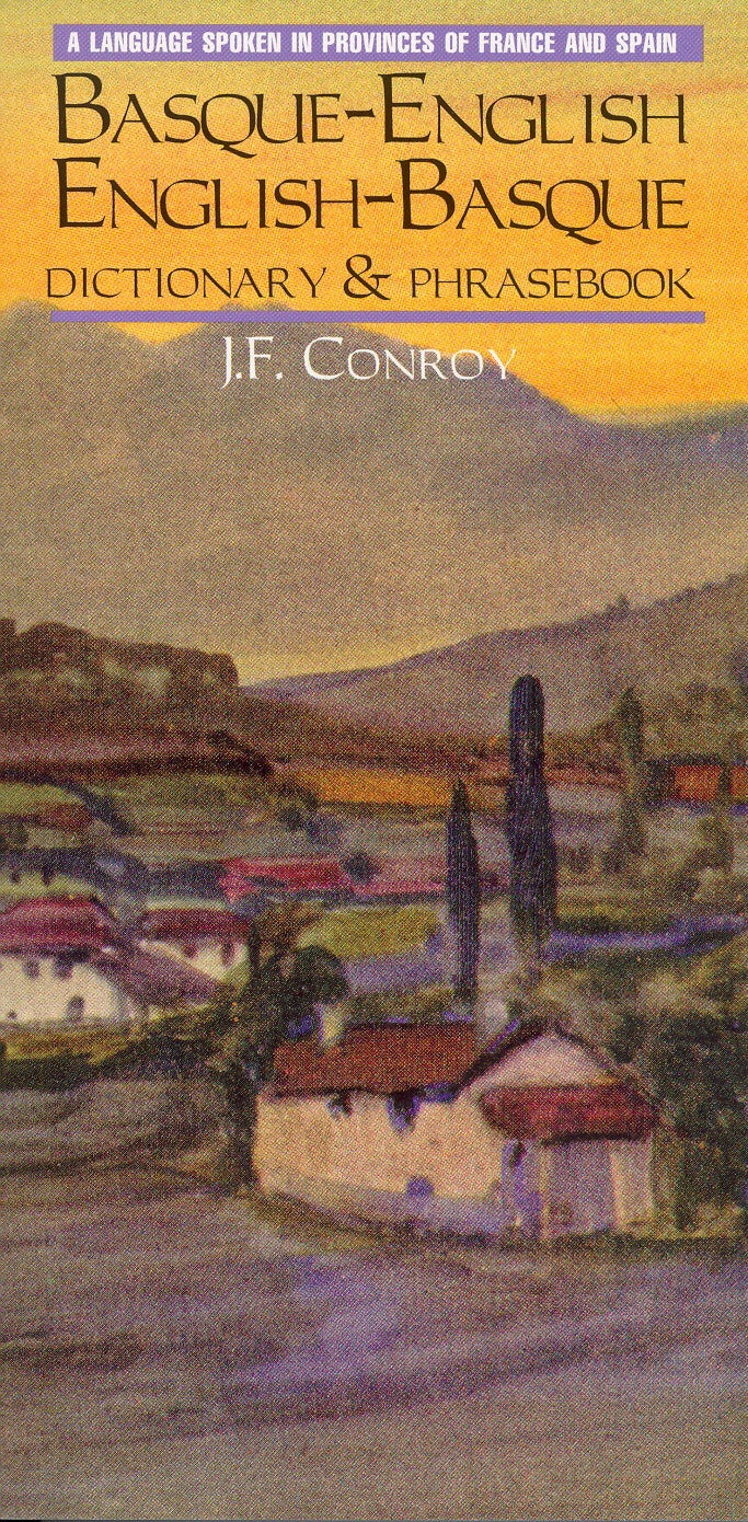 Book cover image for Basque-English/English-Basque Dictionary & Phrasebook ISBN: 9780781806220