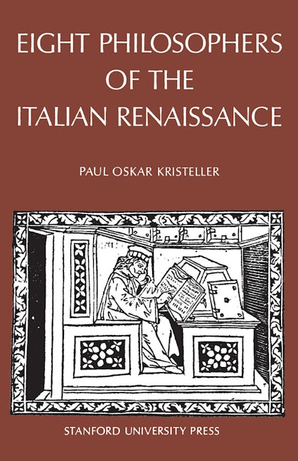 Book cover image for Eight Philosophers of the Italian Renaissance ISBN: 9780804701112