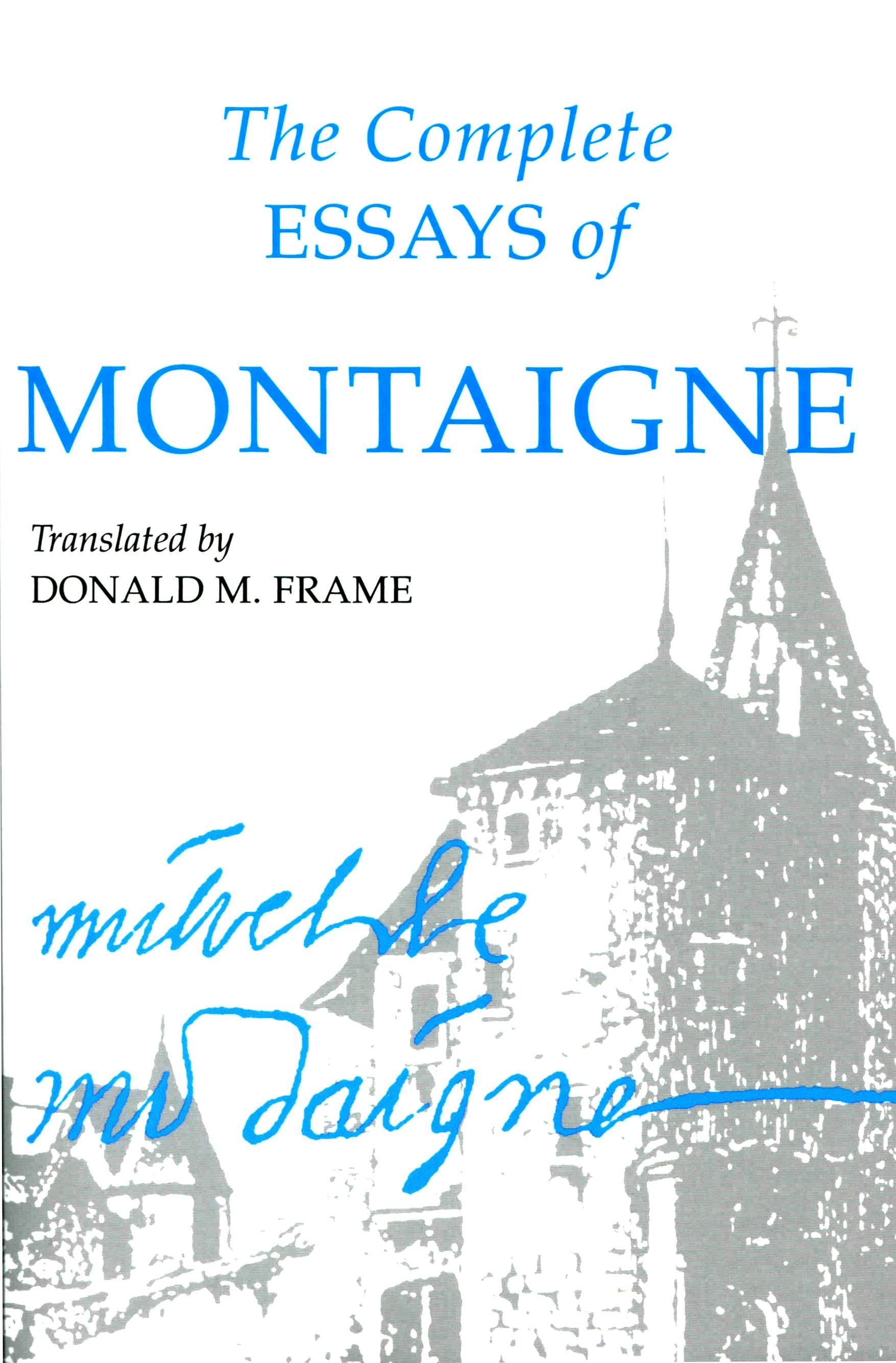 Book cover image for The Complete Essays of Montaigne ISBN: 9780804704854