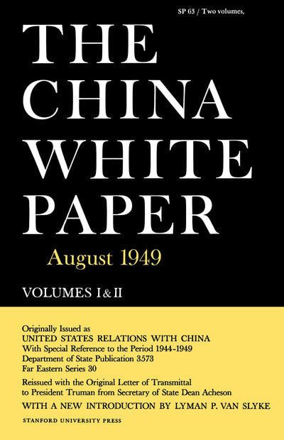 Cover image for The China White Paper, isbn: 9780804706087