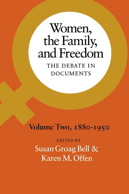 Book cover image for Women, the Family, and Freedom ISBN: 9780804711739