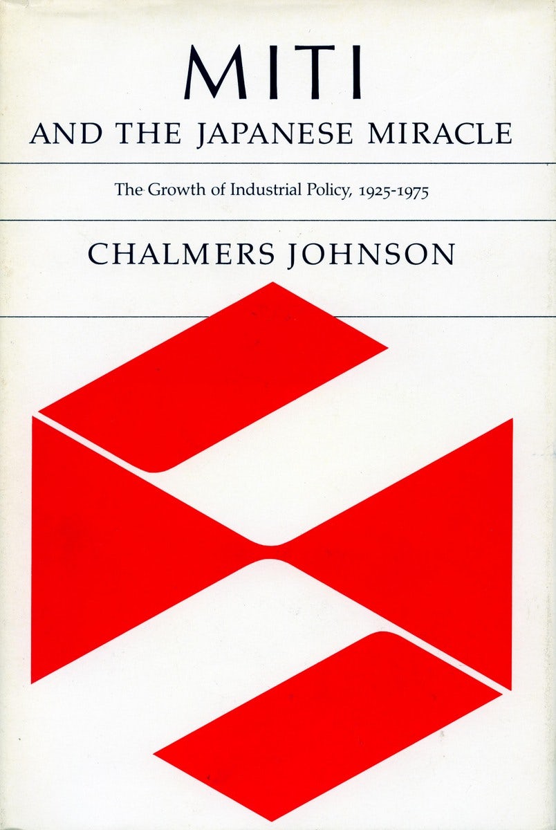 Book cover image for MITI and the Japanese Miracle ISBN: 9780804712064