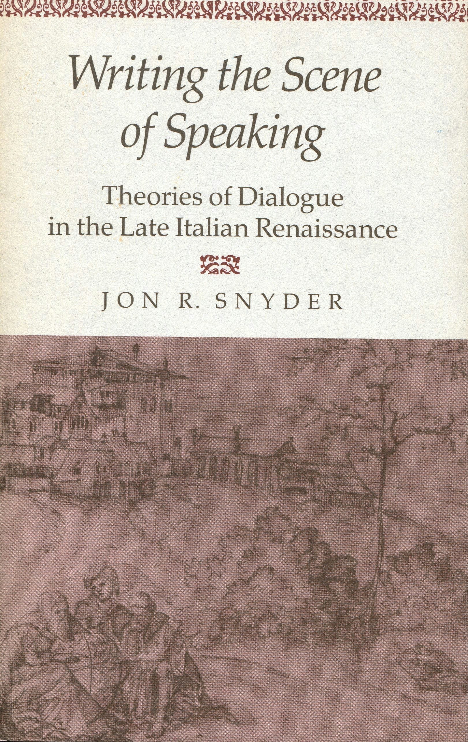 Writing the Scene of Speaking