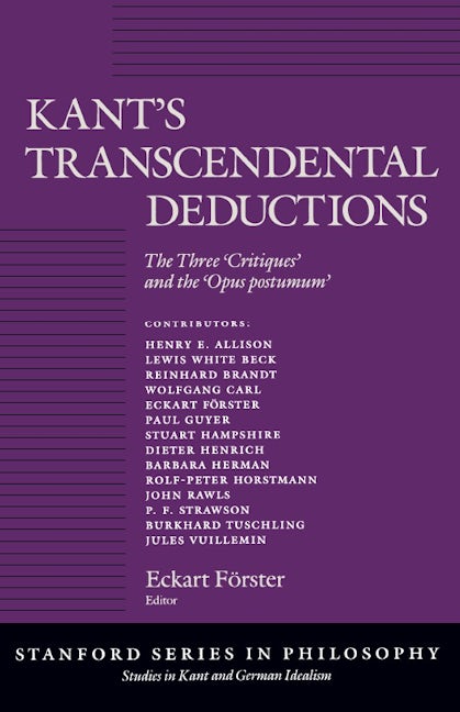 Kant’s Transcendental Deductions