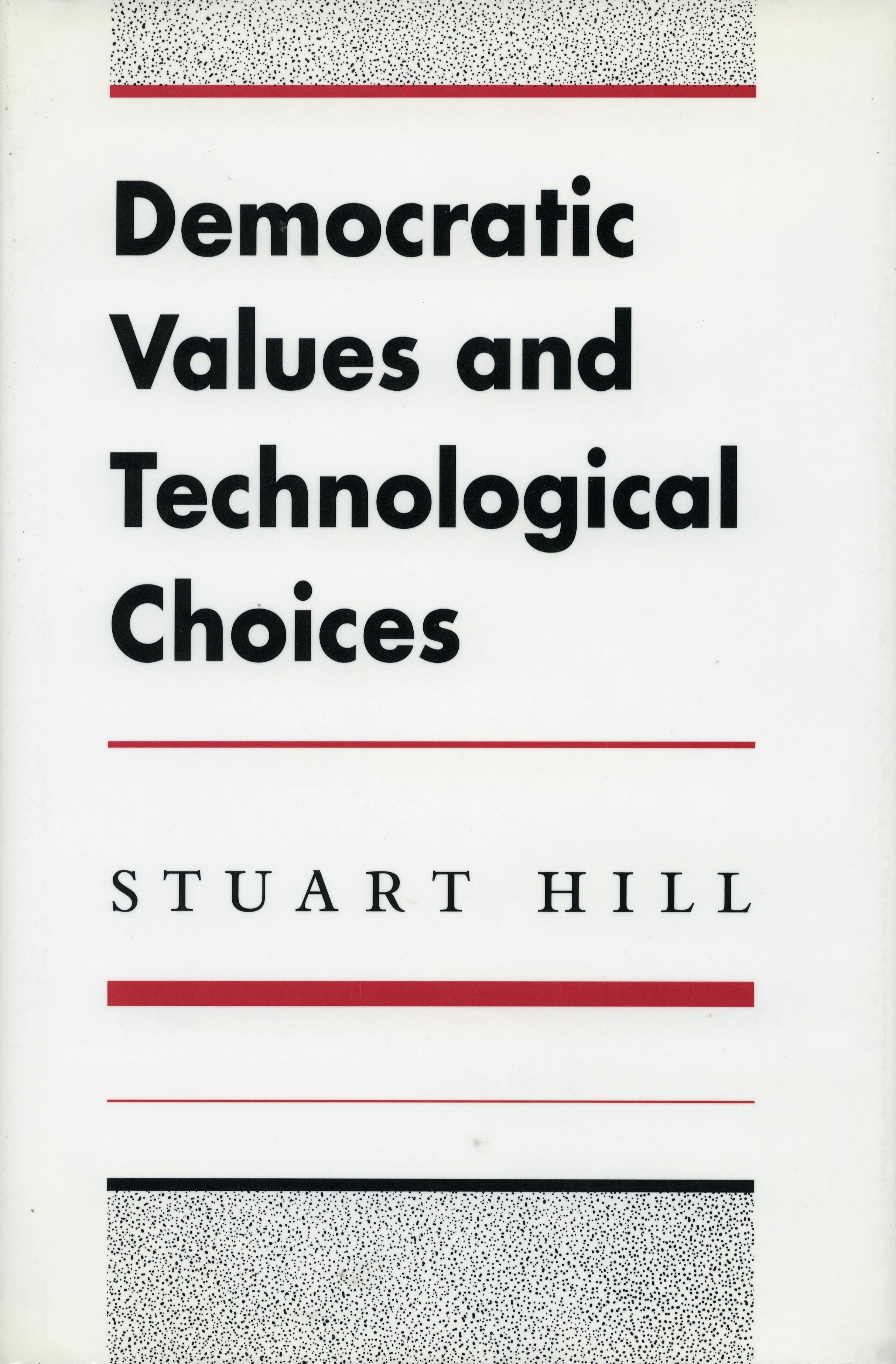 Book cover image for Democratic Values and Technological Choices ISBN: 9780804719865