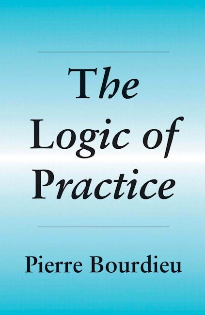 Book cover image for The Logic of Practice ISBN: 9780804720113