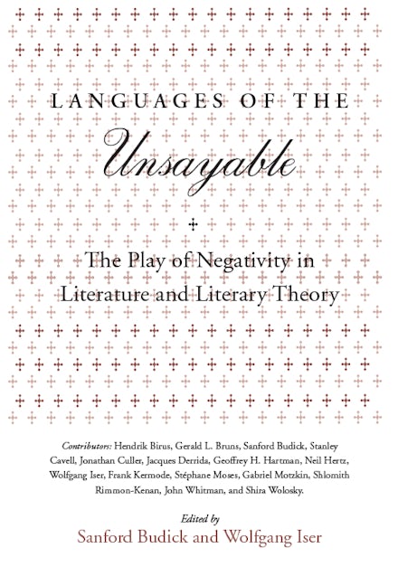 Book cover image for Languages of the Unsayable ISBN: 9780804724838