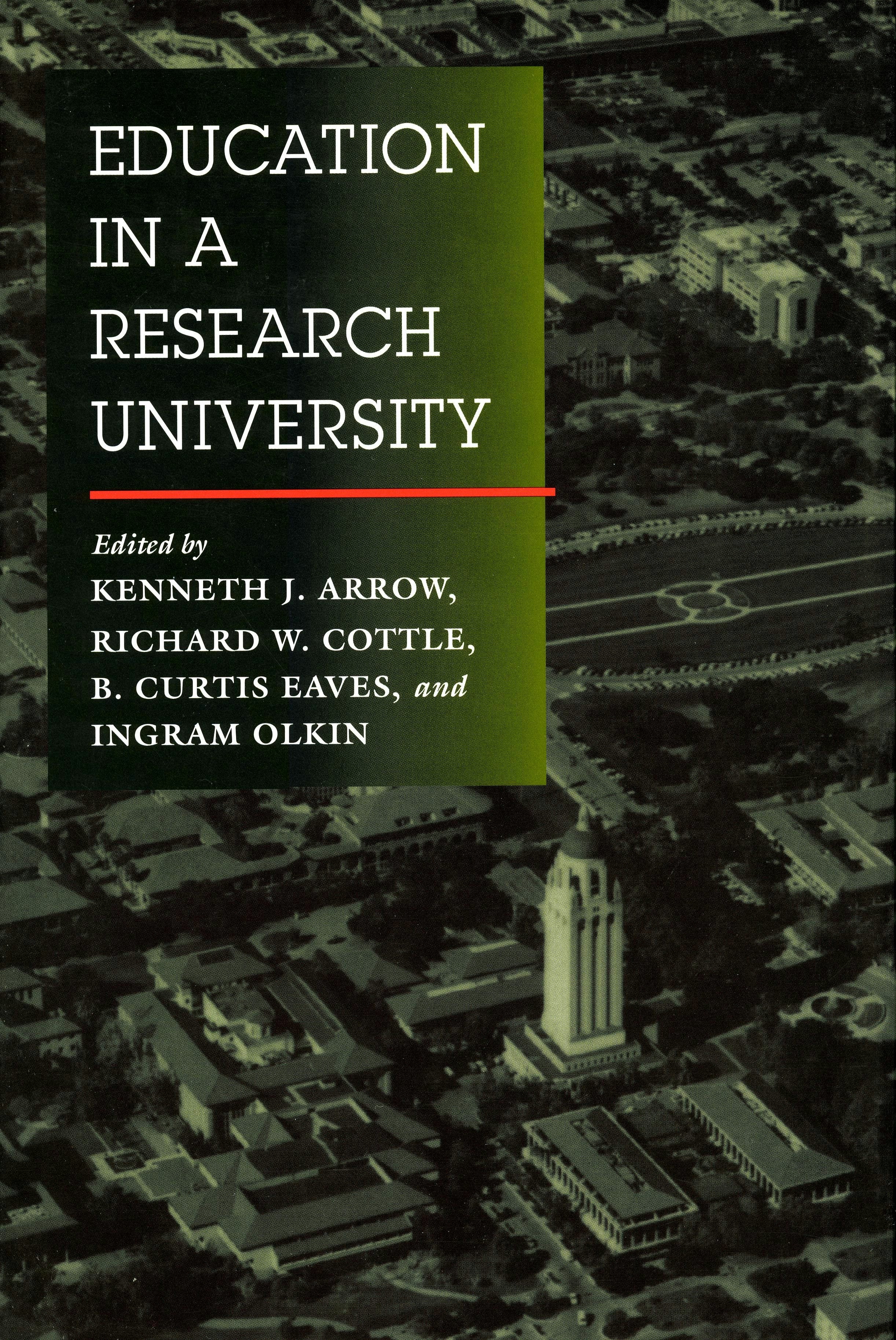 Book cover image for Education in a Research University ISBN: 9780804725958