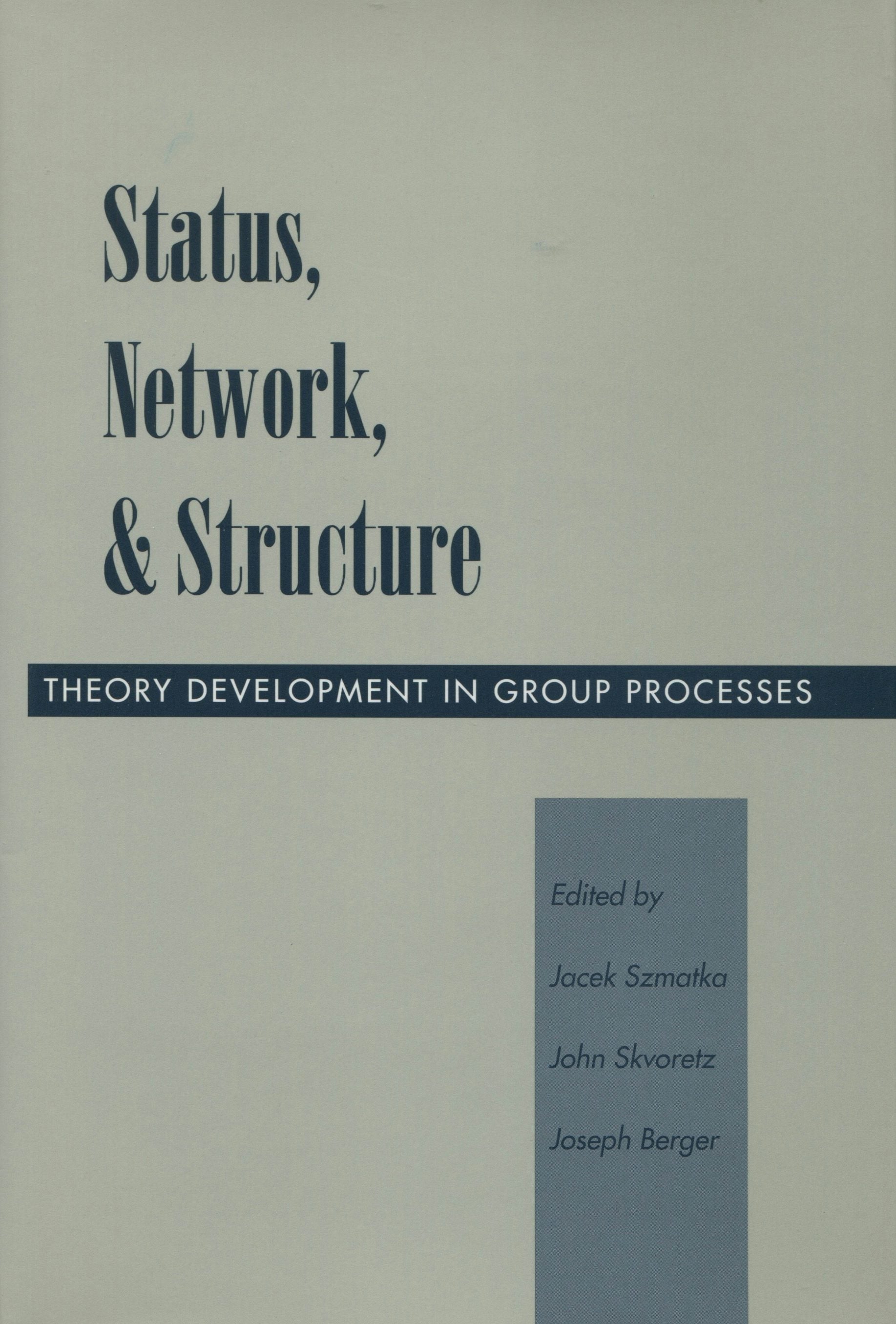 Book cover image for Status, Network, and Structure ISBN: 9780804728447