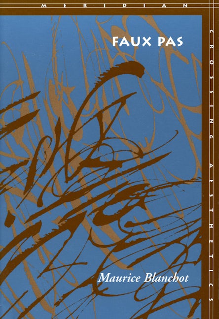 Book cover image for Faux Pas ISBN: 9780804729345