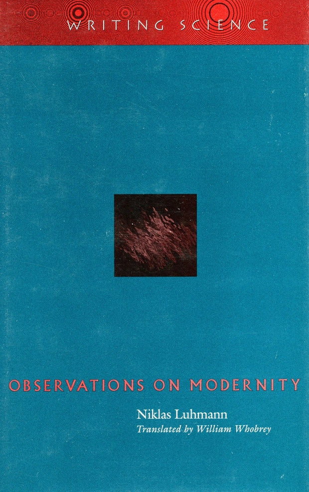 Cover image for Observations on Modernity, isbn: 9780804732352