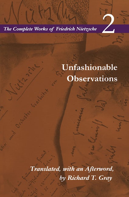 Book cover image for Unfashionable Observations ISBN: 9780804734035