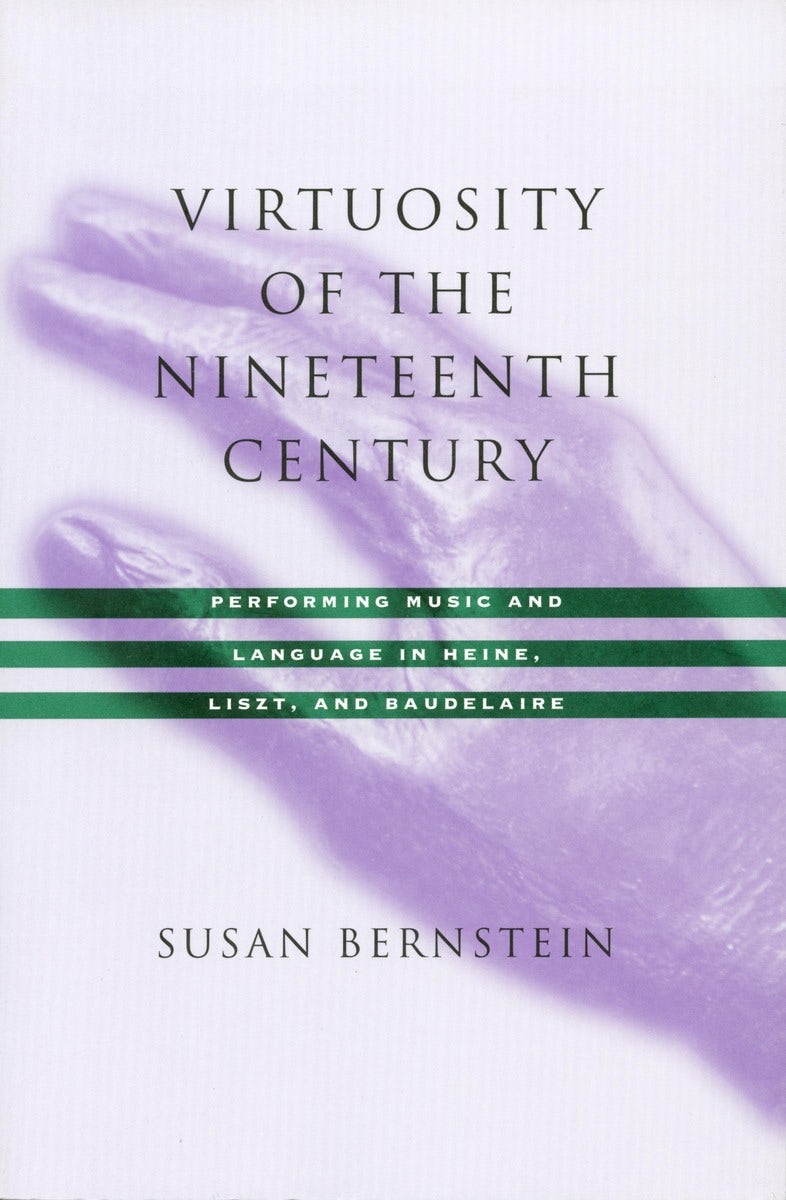 Book cover image for Virtuosity of the Nineteenth Century ISBN: 9780804735056