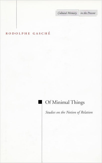 Book cover image for Of Minimal Things ISBN: 9780804736770