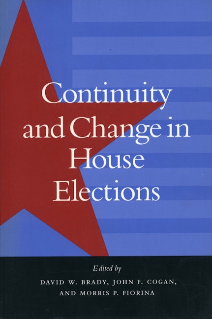 Book cover image for Continuity and Change in House Elections ISBN: 9780804737371