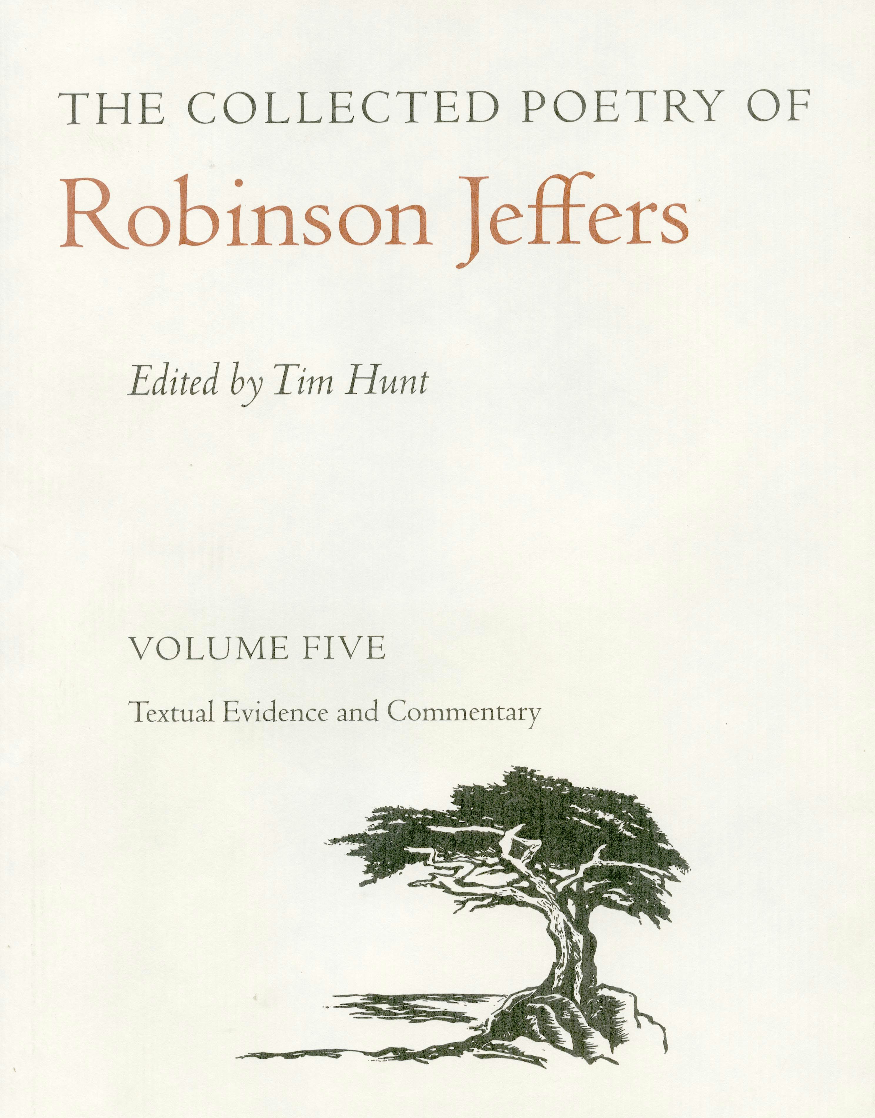 Book cover image for The Collected Poetry of Robinson Jeffers Vol 5 ISBN: 9780804738170