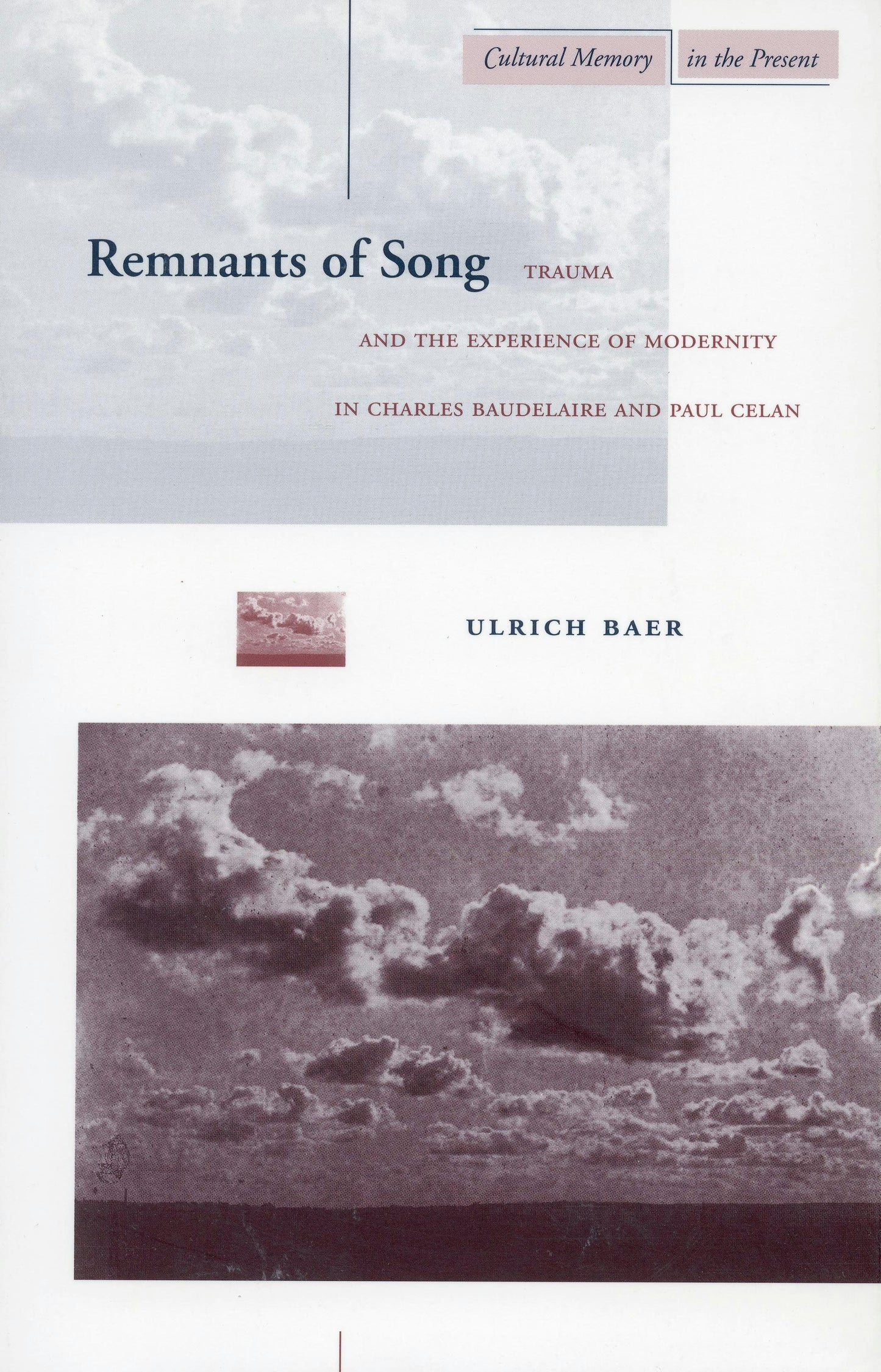 Book cover image for Remnants of Song ISBN: 9780804738262