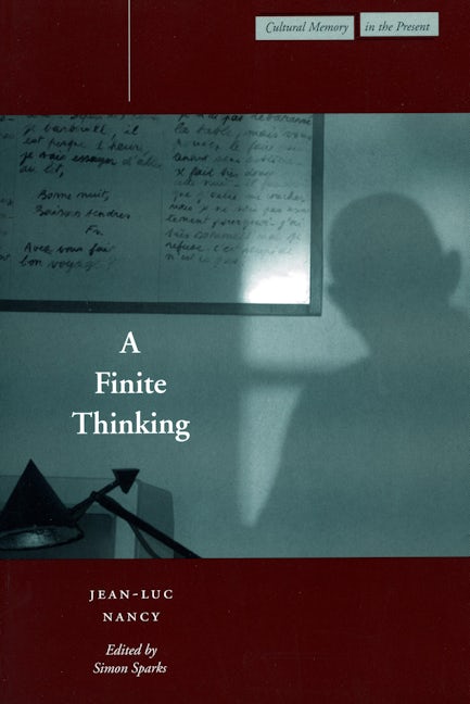 Book cover image for A Finite Thinking ISBN: 9780804739009
