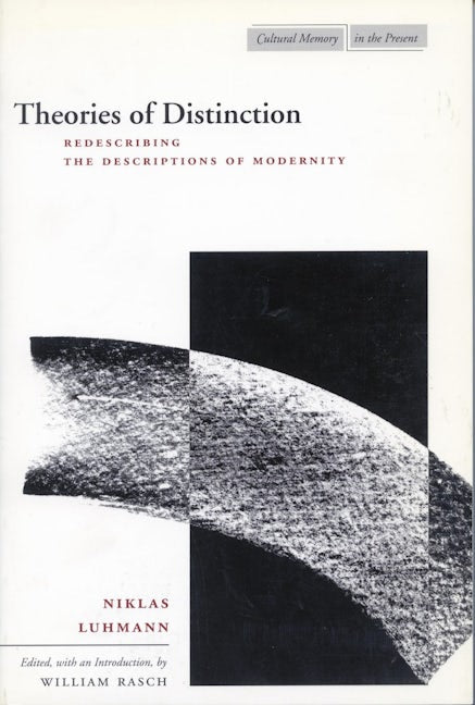Book cover image for Theories of Distinction ISBN: 9780804741231