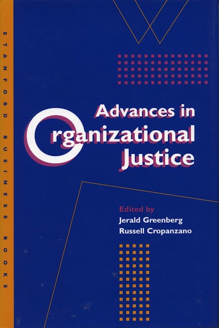 Book cover image for Advances in Organizational Justice ISBN: 9780804741323