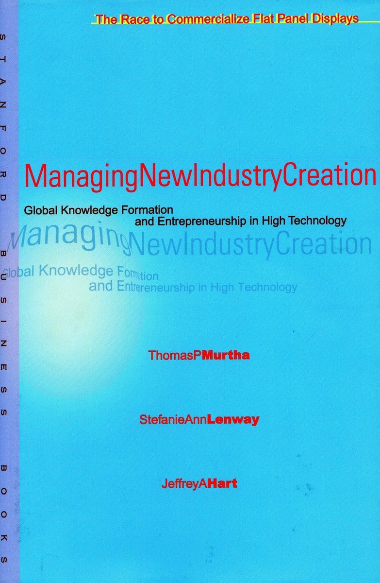 Book cover image for Managing New Industry Creation ISBN: 9780804742283