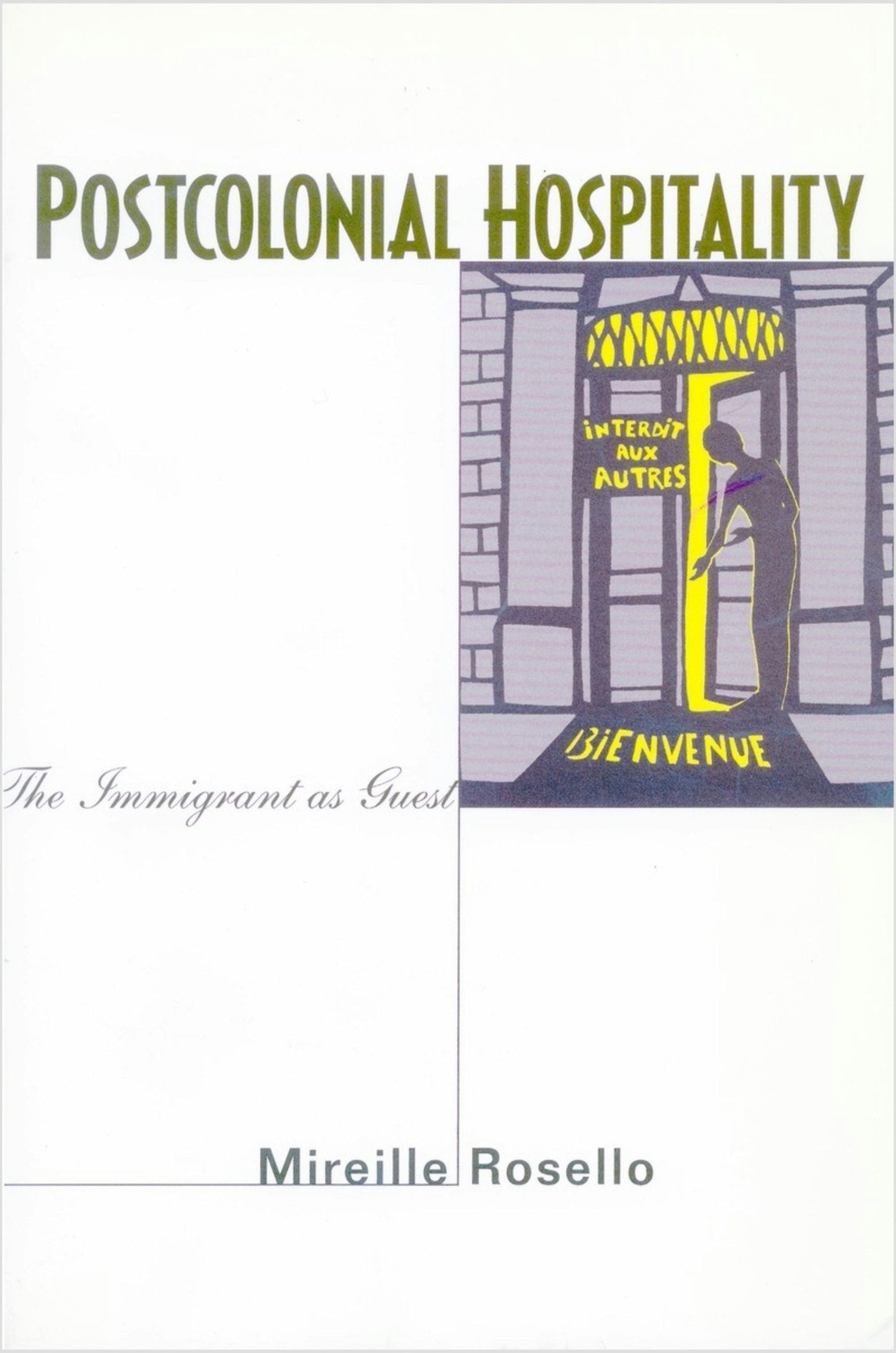Book cover image for Postcolonial Hospitality ISBN: 9780804742672