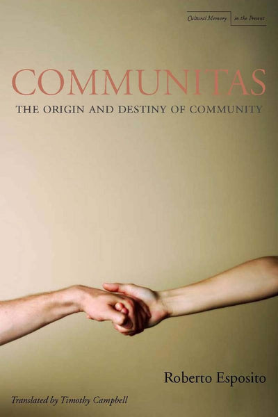 Cover image for Communitas, isbn: 9780804746465