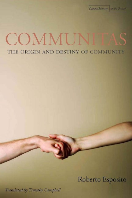 Book cover image for Communitas ISBN: 9780804746472