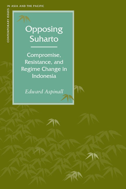 Book cover image for Opposing Suharto ISBN: 9780804748452