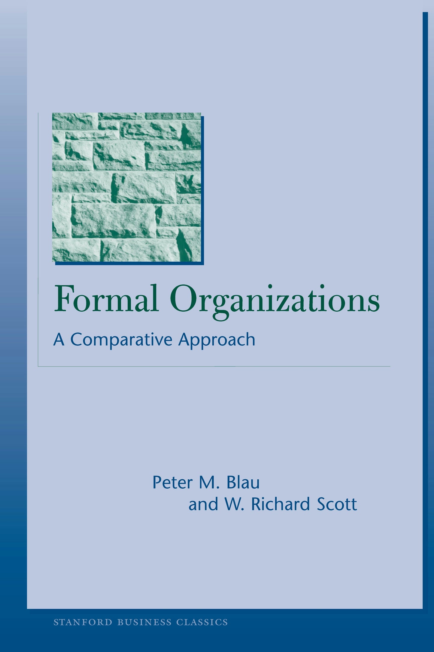 Book cover image for Formal Organizations ISBN: 9780804748902