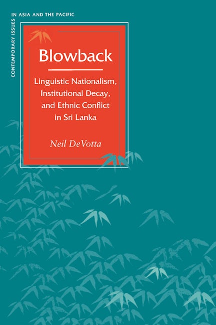 Book cover image for Blowback ISBN: 9780804749244