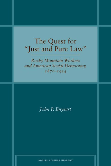 Book cover image for The Quest for “Just and Pure Law” ISBN: 9780804749862