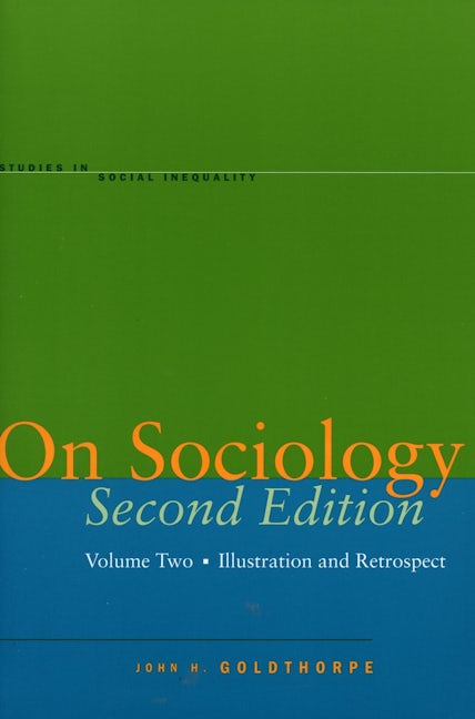 Book cover image for On Sociology Second Edition Volume Two ISBN: 9780804749992