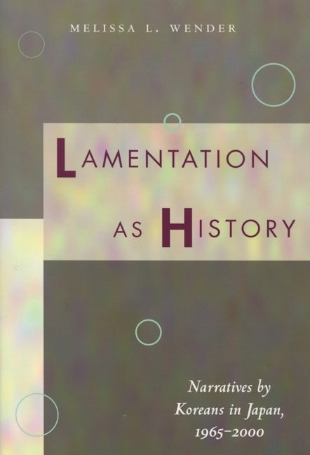 Book cover image for Lamentation as History ISBN: 9780804750400
