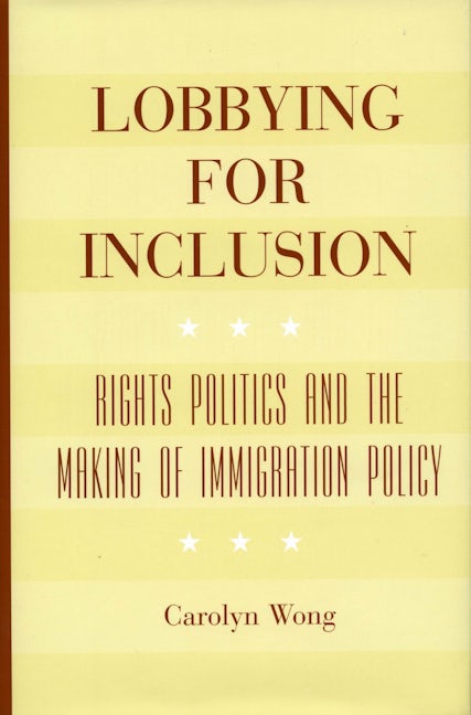 Book cover image for Lobbying for Inclusion ISBN: 9780804751759