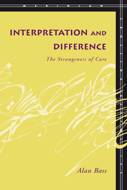 Book cover image for Interpretation and Difference ISBN: 9780804753388
