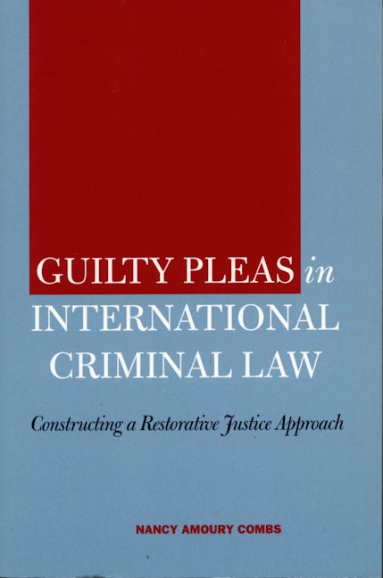 Book cover image for Guilty Pleas in International Criminal Law ISBN: 9780804753517