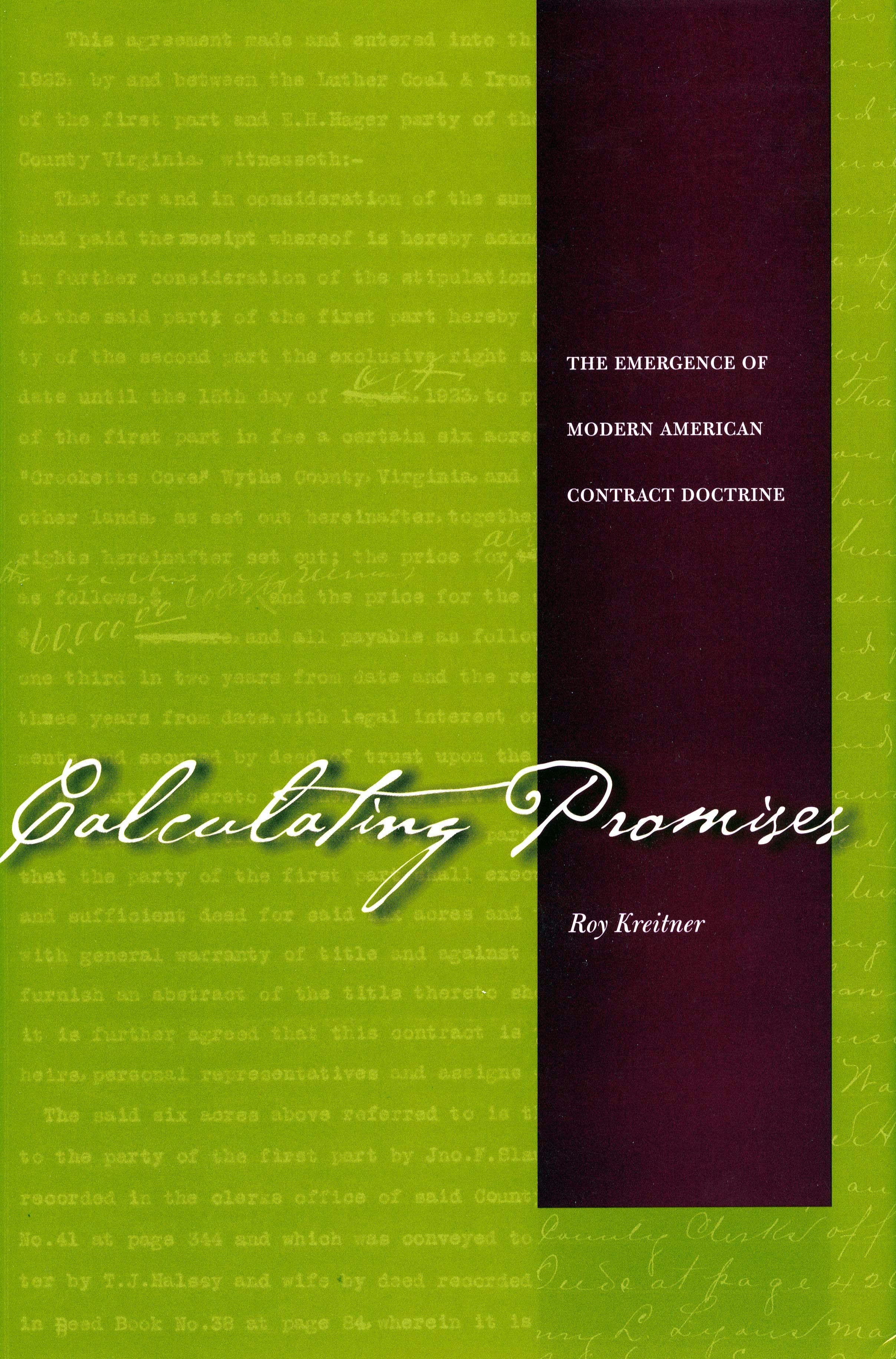 Book cover image for Calculating Promises ISBN: 9780804753982