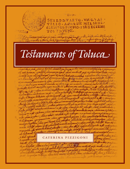 Book cover image for Testaments of Toluca ISBN: 9780804756075