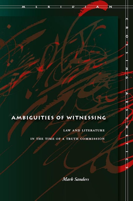 Book cover image for Ambiguities of Witnessing ISBN: 9780804756150