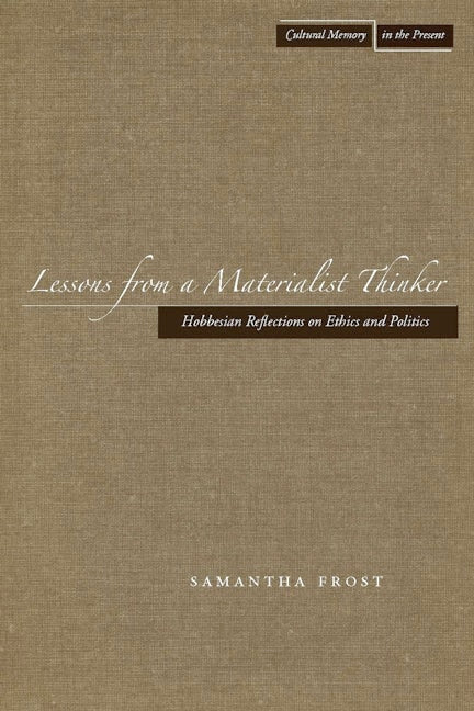 Book cover image for Lessons from a Materialist Thinker ISBN: 9780804757485