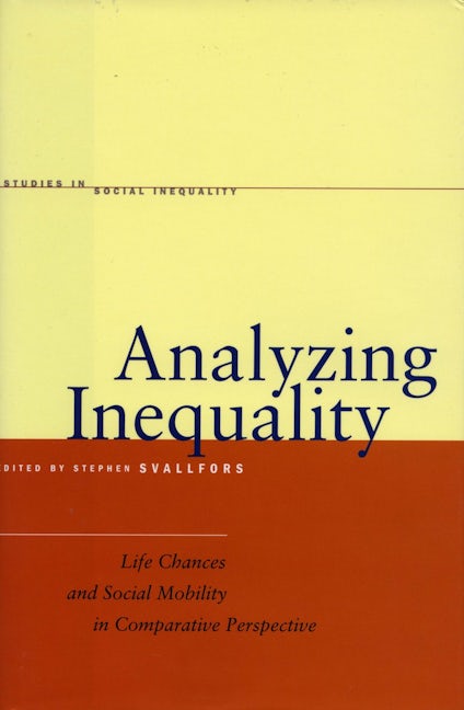 Book cover image for Analyzing Inequality ISBN: 9780804757577