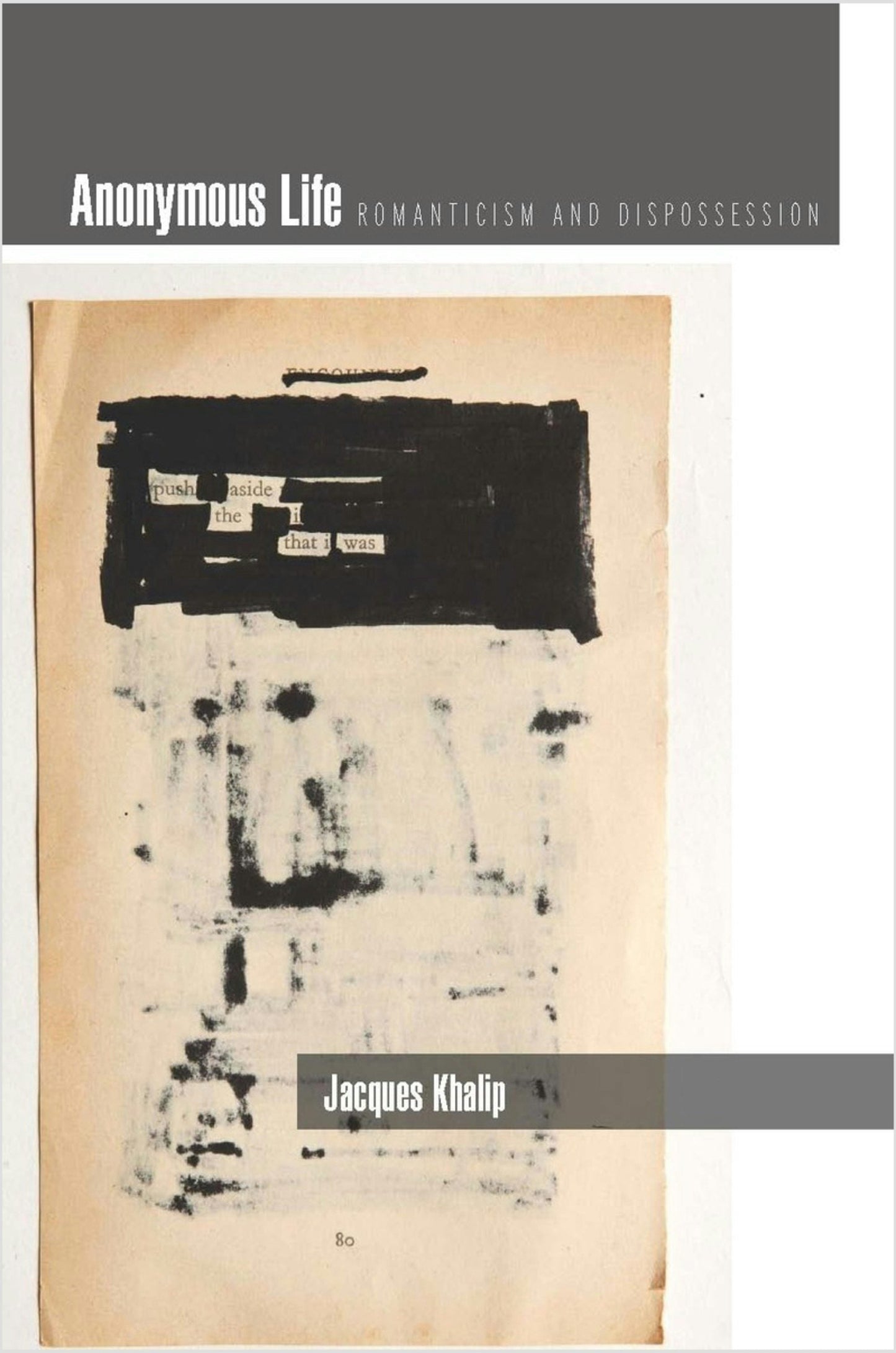 Book cover image for Anonymous Life ISBN: 9780804758406