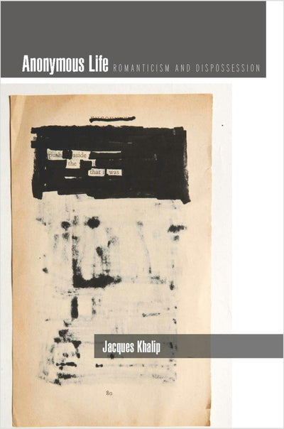 Cover image for Anonymous Life, isbn: 9780804758406